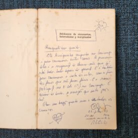 Handwritten Portuguese inscription dated 27 July 1993 recording the purchase of the book at Unicamp during the 9th Congresso de Leitura do Brasil.